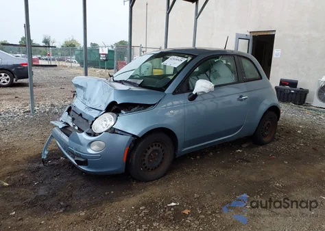 2015 Fiat 500 Pop from USA, damaged, VIN 3C3CFFAR5FT537197